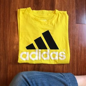 Neon yellow adidas T! Rare!